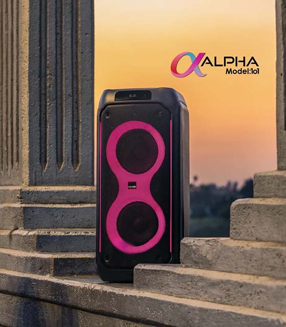 alpha101 اسپیکر بلوتوثی میکرولب مدل ALPHA-102 - تصویر 1