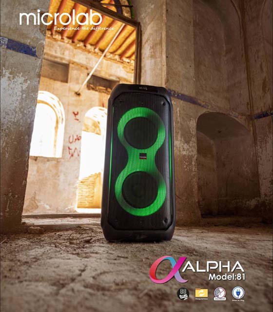 alpha81 اسپیکر بلوتوثی میکرولب مدل ALPHA-81 - تصویر 1